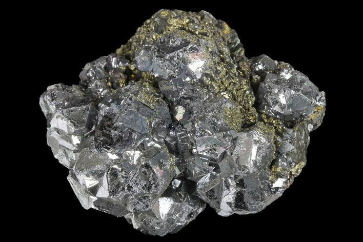 Galena and Pyrite Crystal Association - Peru #173332